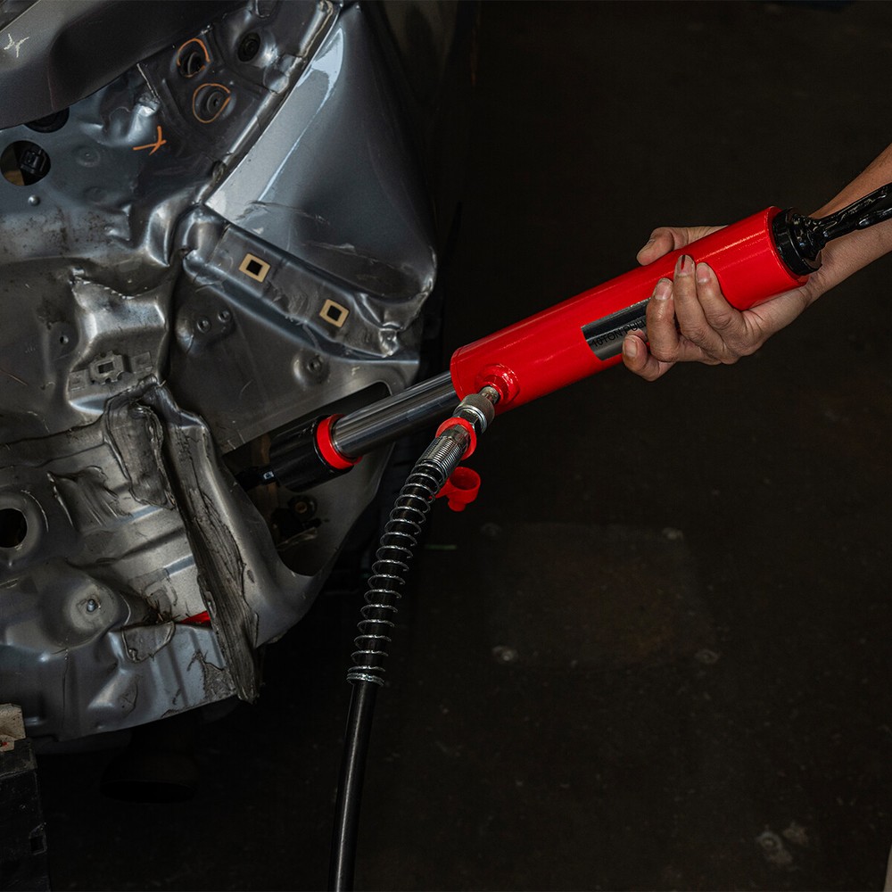 XtremepowerUS 10 Ton Hydraulic Pull Back Ram Porta Power Frame Machine Puller