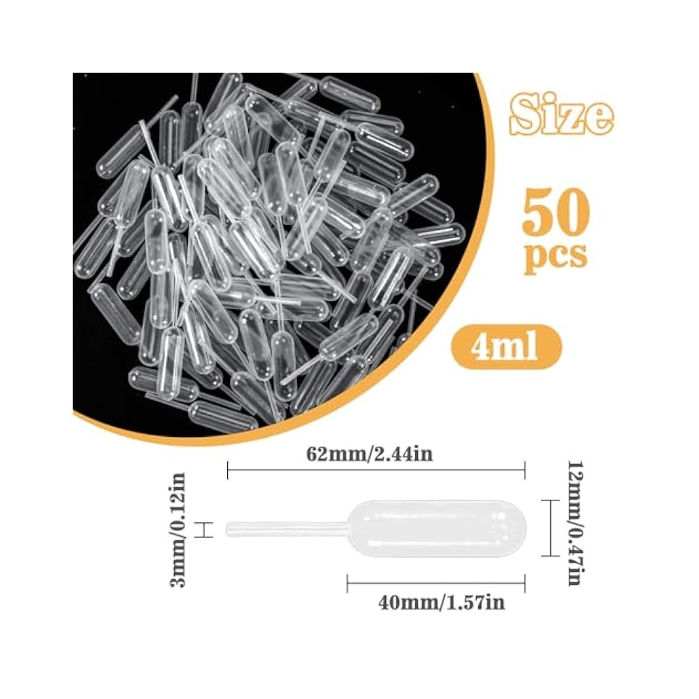 Disposable Cupcake Pipettes, 4ml, Perfect for Jam, Alcohol, & Creative Baking