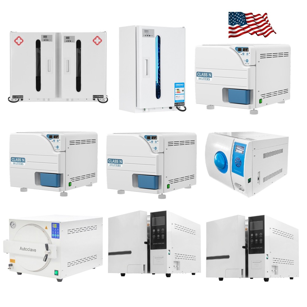 Autoclave Steam Sterilizer Dry Function/Sterilizer+Printer/UV Sterilizer Cabinet