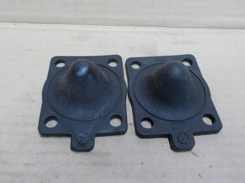 2 X KDV DN25 Elastomer Diaphragms 1” 25mm,