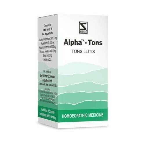 Willmar Schwabe India Alpha Tons (Tonsilitis) (20g) Tablets