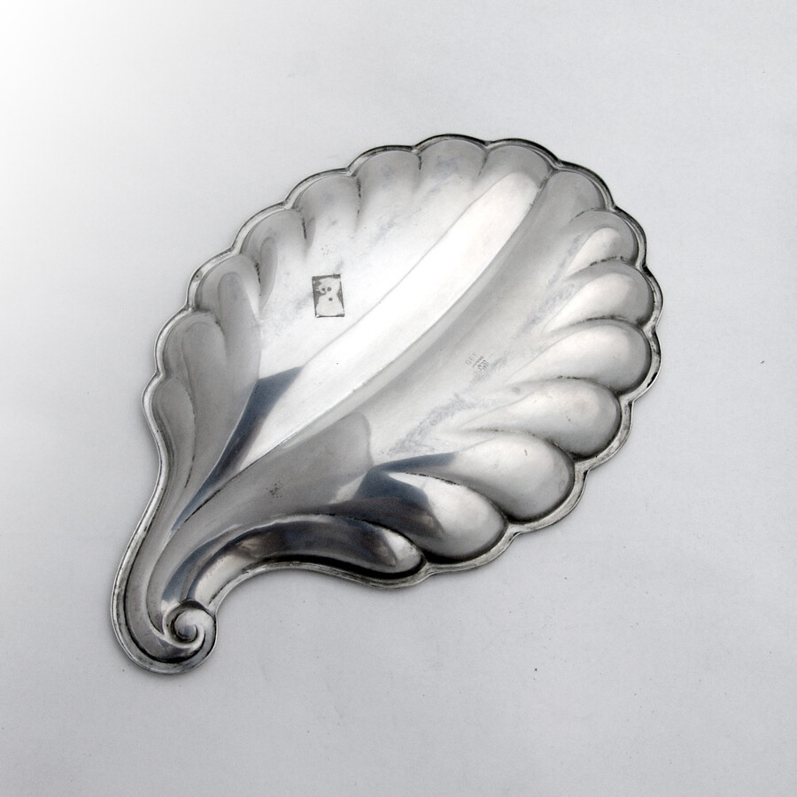 Leaf Form Serving Dish Frank Smith Sterling Silver