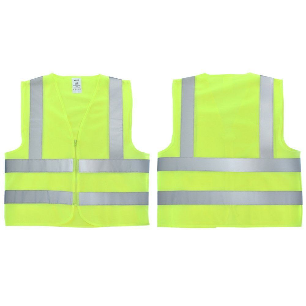 Solid Mesh High Visibility Safety Vest, ANSI/ ISEA 107-2010