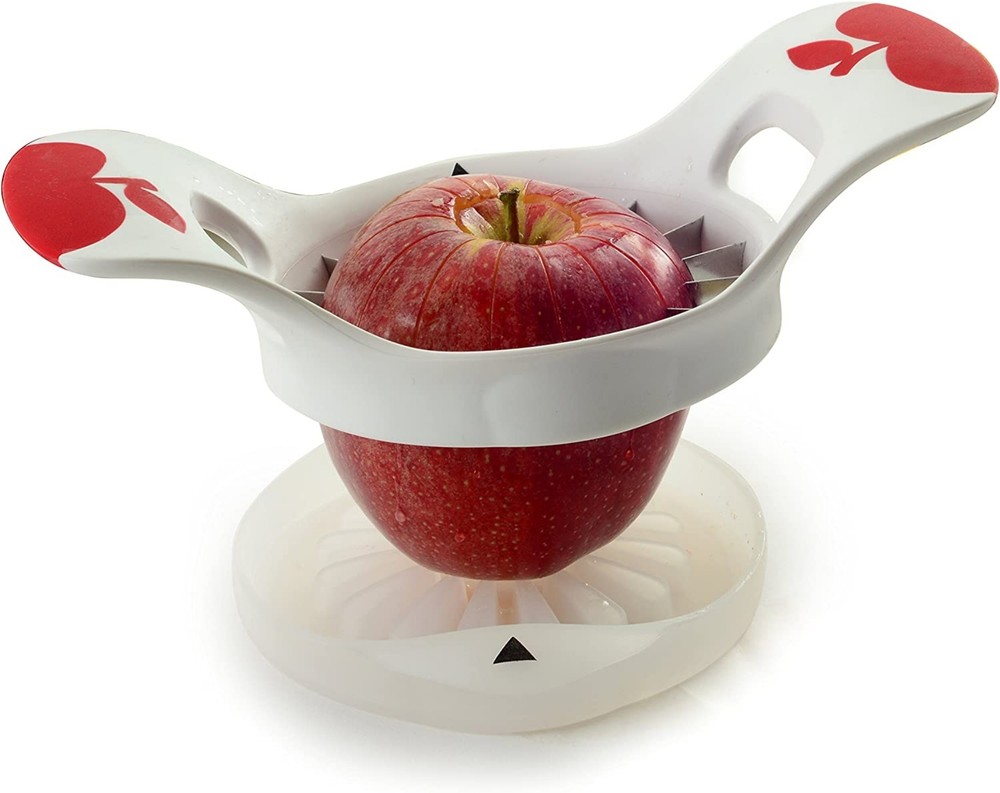 Norpro Grip-EZ Fruit Wedger with Push Plate, 16 Sections