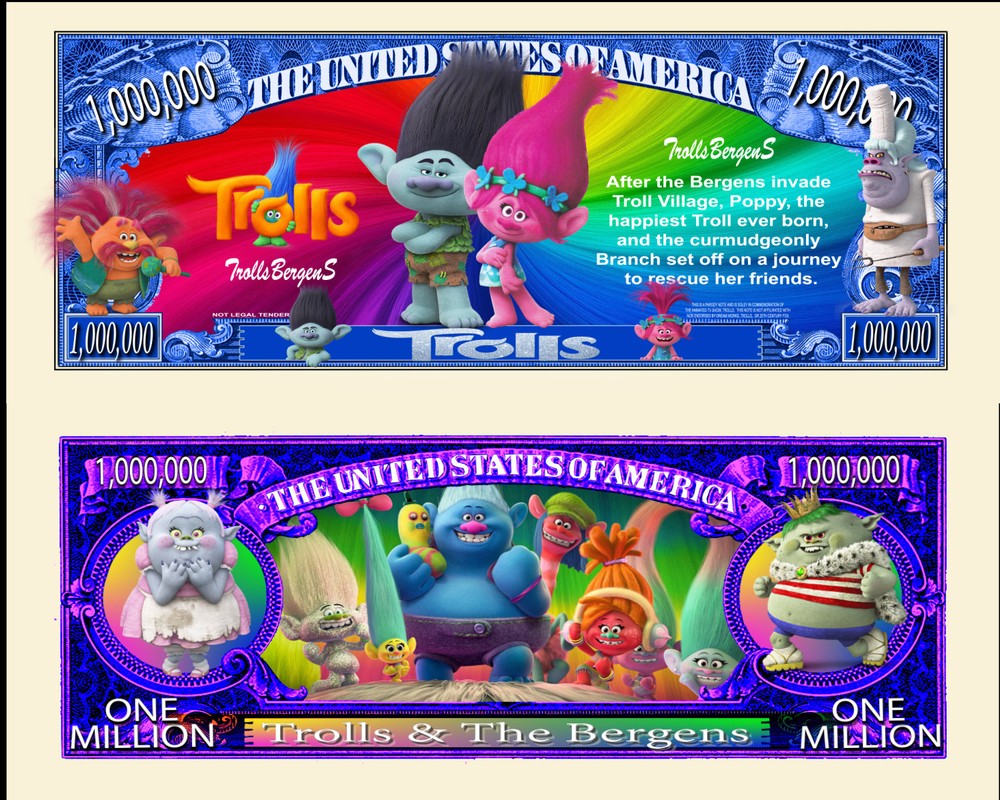 OUR TROLLS DOLLAR BILL (25 Bills)
