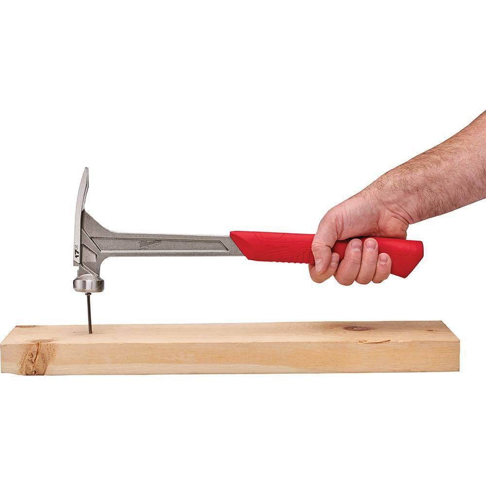 17 Oz. Smooth Face Framing Hammer with Hammer Loop