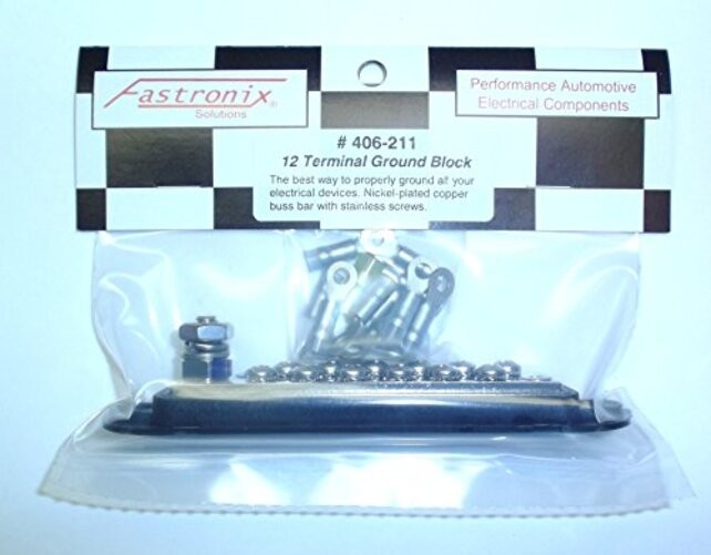 Fastronix 12 Terminal Ground Terminal Distribution Block Kit