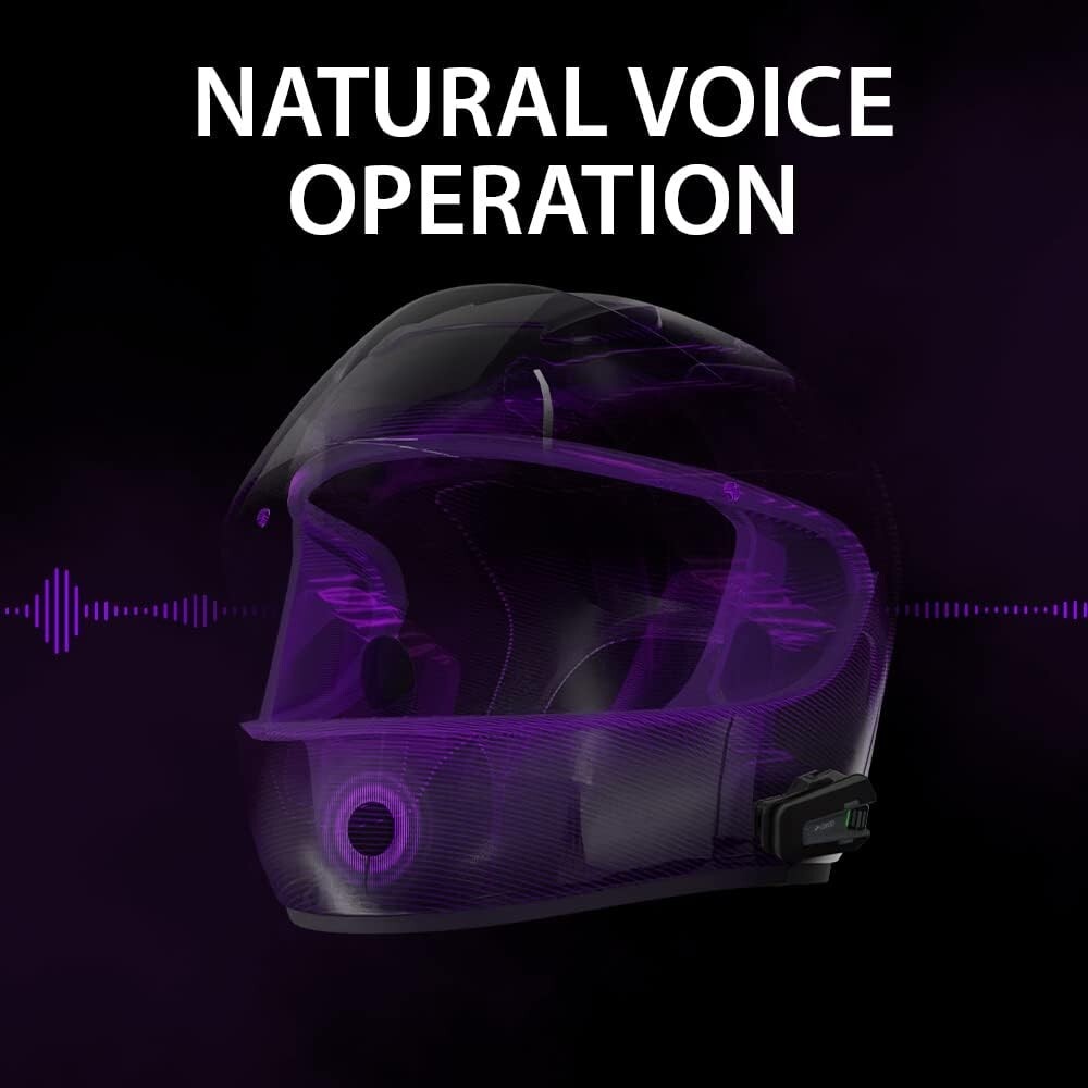 Cardo Packtalk Neo Motorcycle Helmet Communication Intercom System, Single Pack