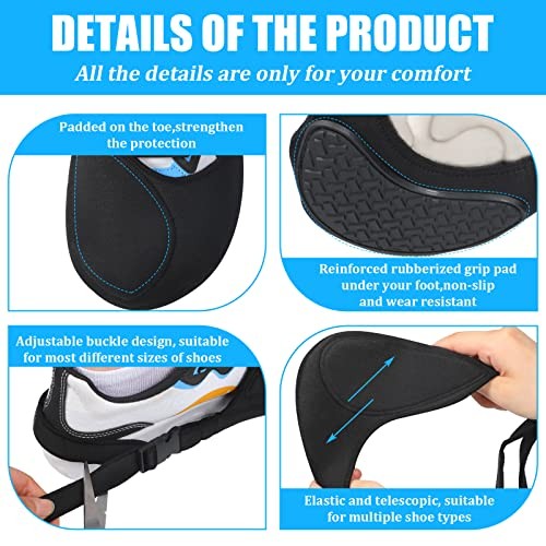 2 Pack Motorcycle Shoe Protector - Shifter Cover & Boot Protector for Men &