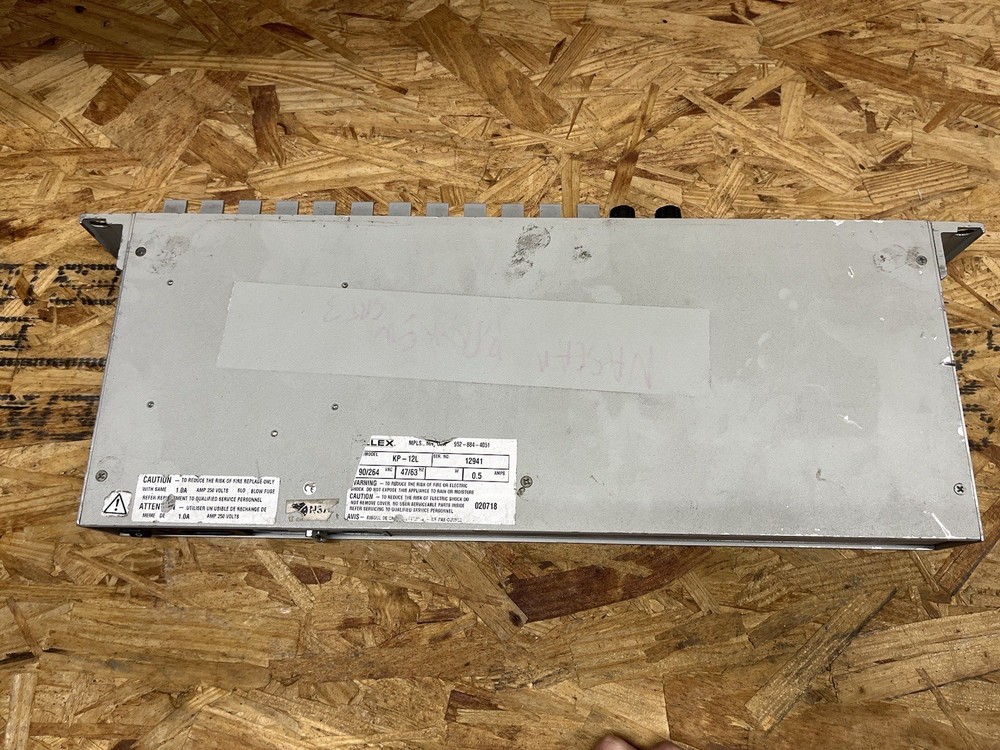 UNTESTED RTS Telex KP-12L 12 Position Key Panel Intercom System