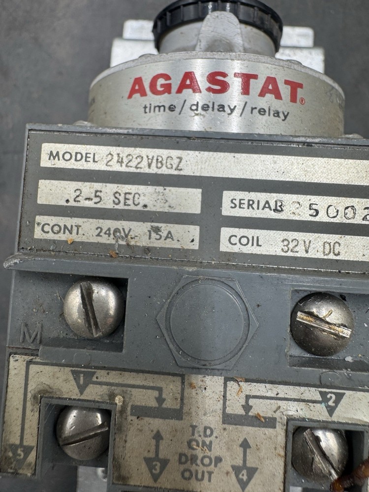 Agastat Timing Relay Model 2422