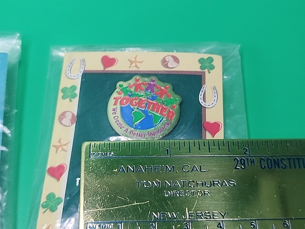 Teacher Appreciation Pin Working Together Make Difference Create Better Tomorrow
