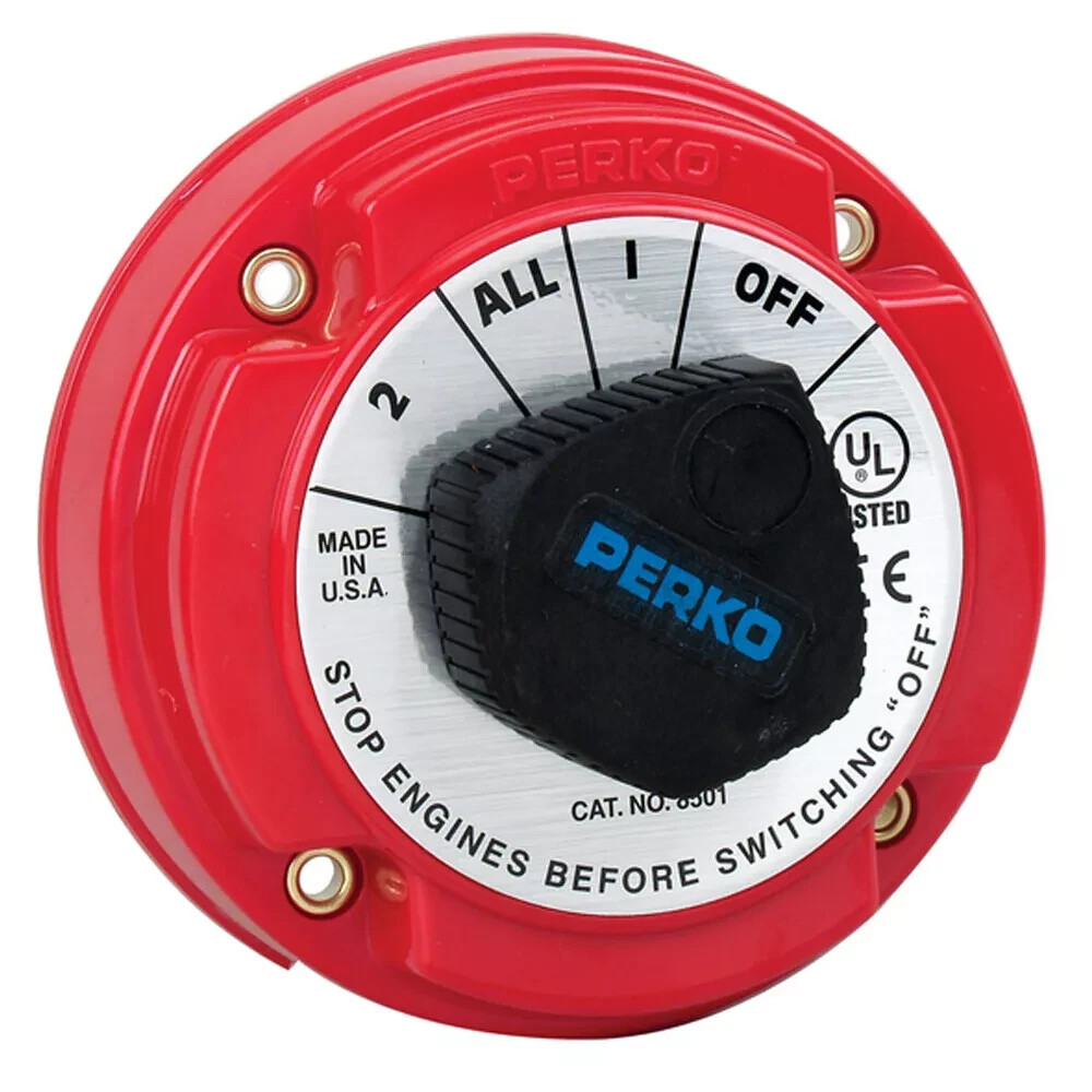 Perko Medium Duty Battery Selector Switch 250A Continuous 8501DP SC