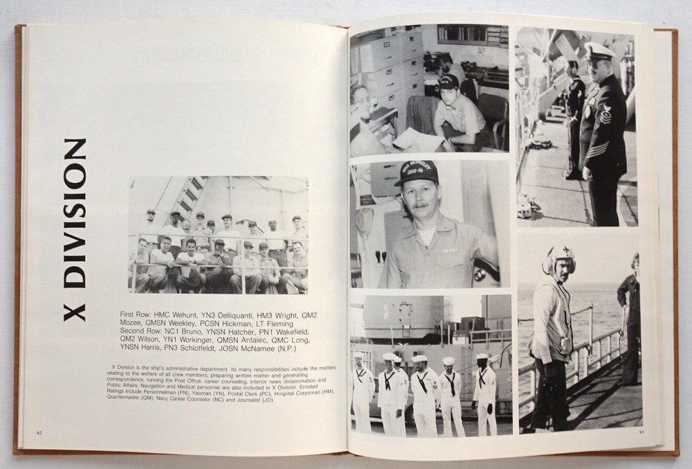 USS BERKELEY DDG-15 1984 WESTPAC CRUISE BOOK
