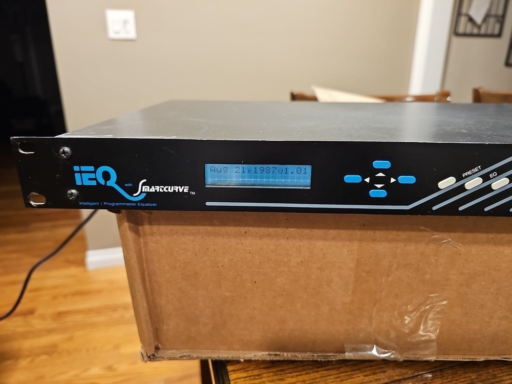 ART iEQ Smartcurve Programmable EQ with Midi Control, Rack Mount