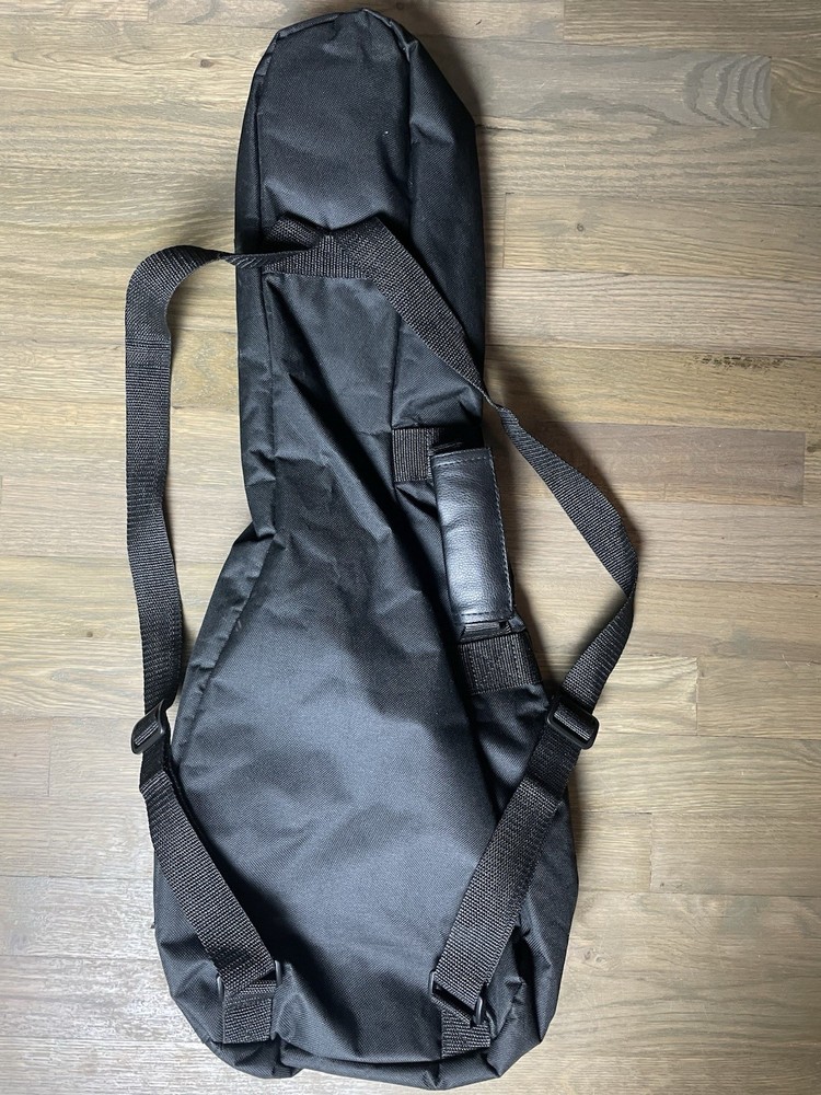 Makala By Kala Soprano Ukulele Black Carry Bag With Handle Backpack Strap Case