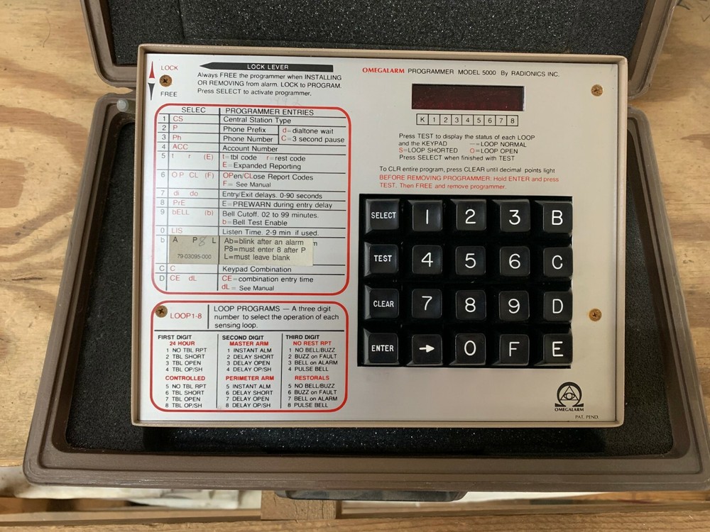 Omegalarm Programmer 5000 with hard case