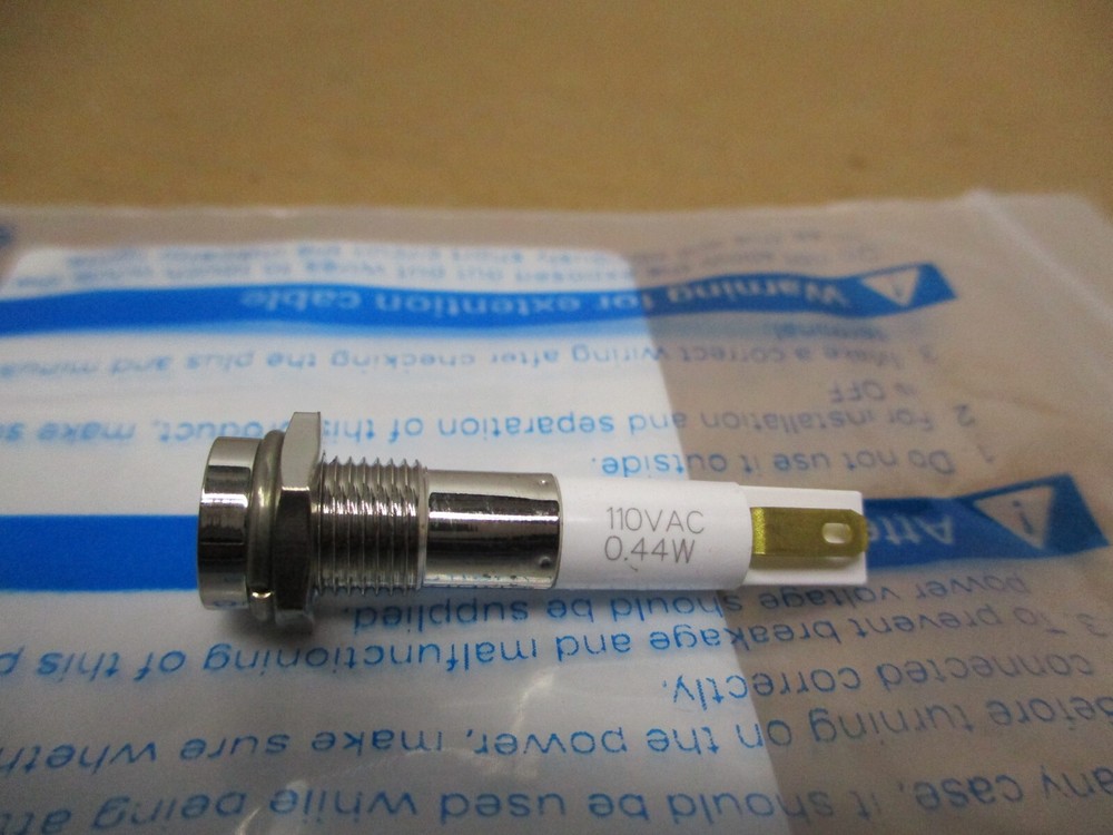 8mm Protrude LED Indicator Red, 110V