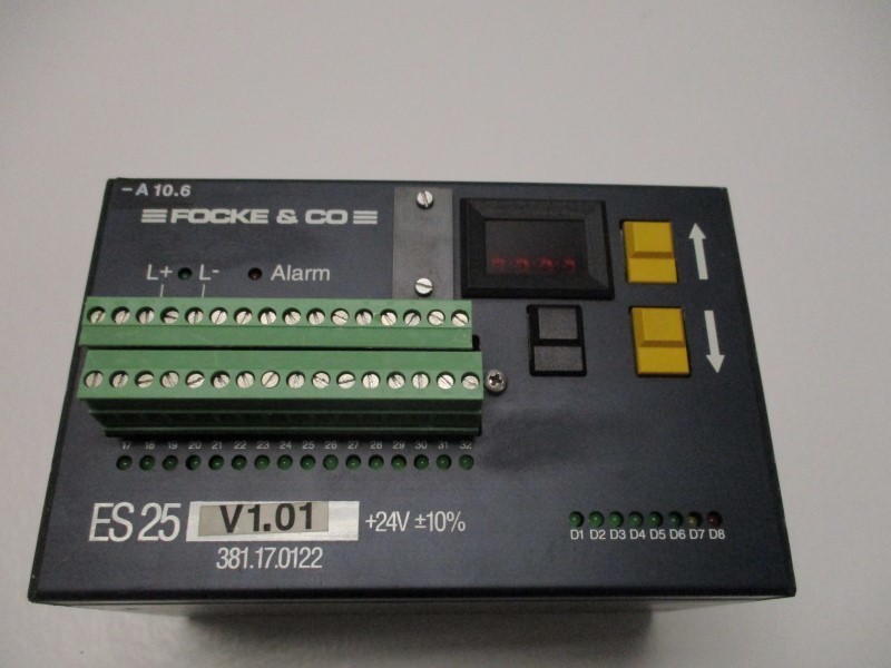 FOCKE 381.17.0122 ALARM SYSTEM MODULE UNMP