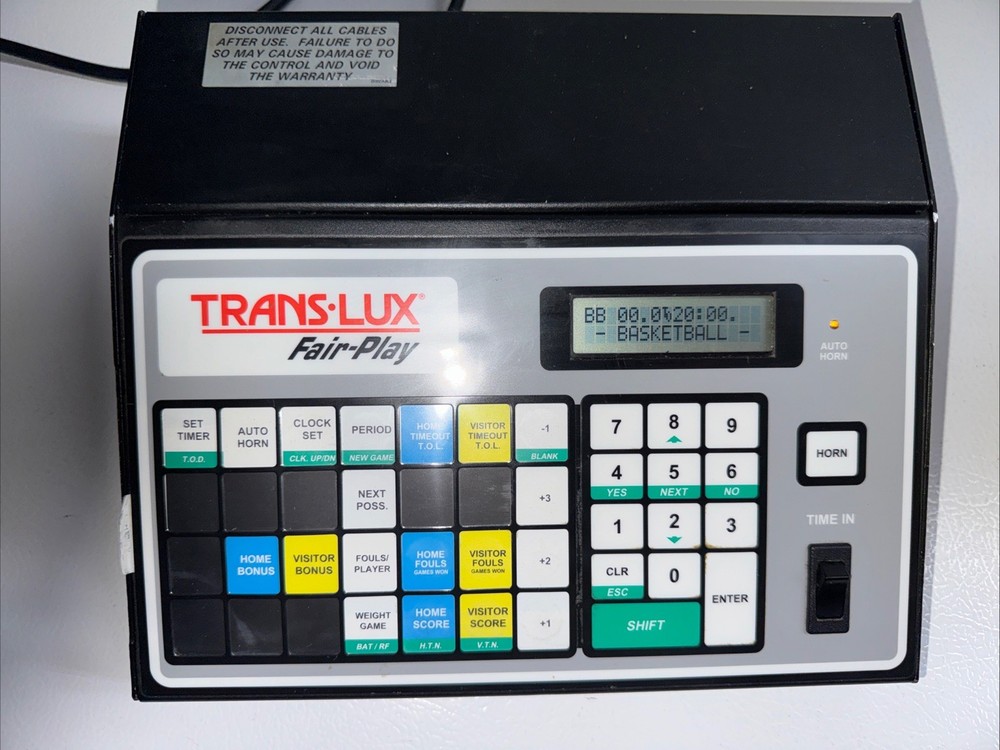 Fair-Play Translux MP70 MP-70 Wired Scoreboard Controller