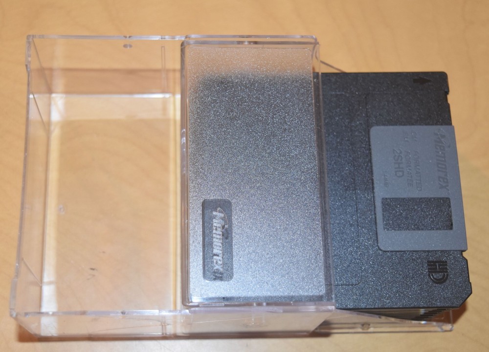 Memorex PC Formatted HD 1.44 Diskettes (9 Pack) open box