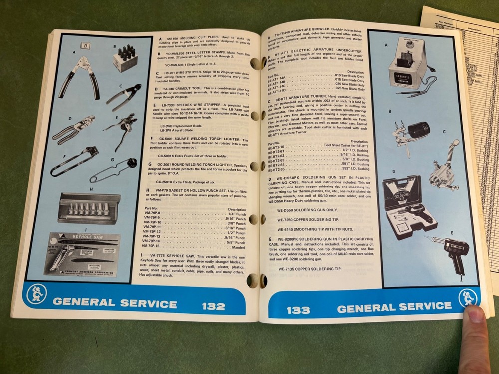 1972 Cornwell Tools A-73 Catalog 144 Pages
