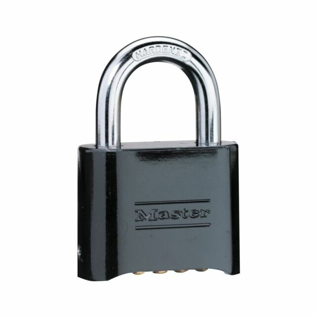 Master Locks 178D Combination Solid Body Padlock - Black