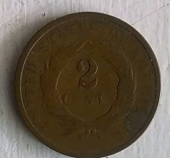 1868 Two Cent Piece