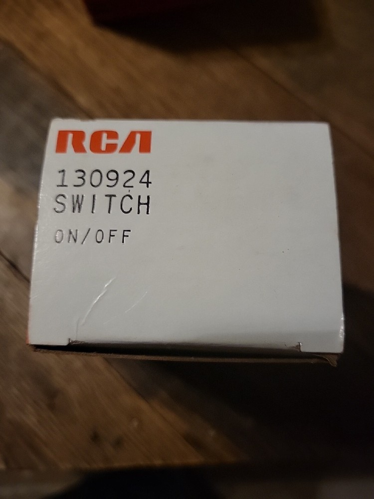 RCA 130924 SWITCH ON / OFF
