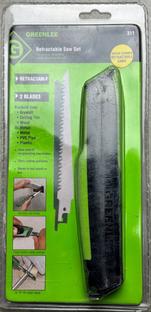 Greenlee 311 Retractable Hand Saw Set