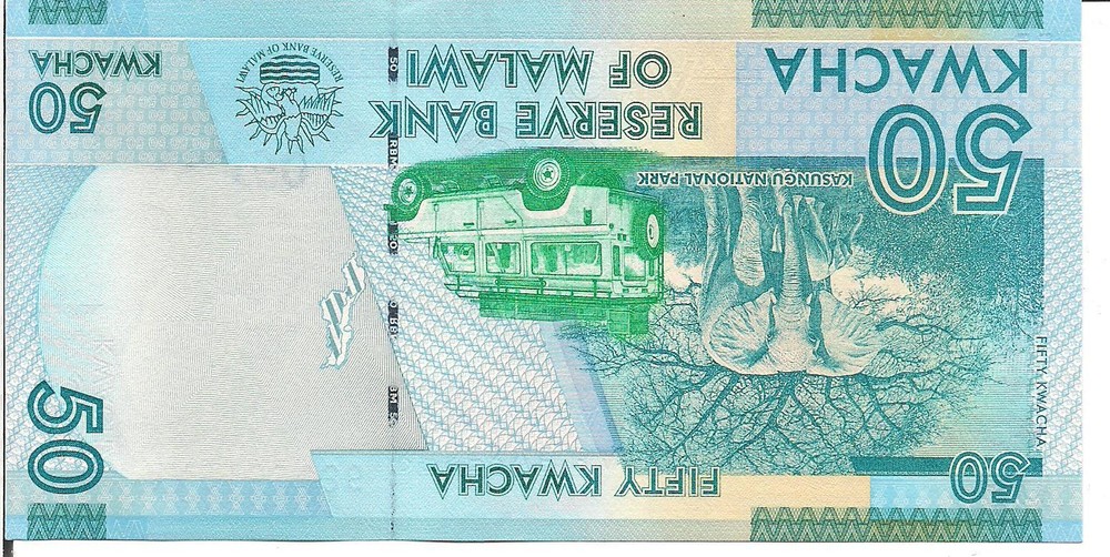 MALAWI, 50 KWACHA, Fish, 2012, UNC