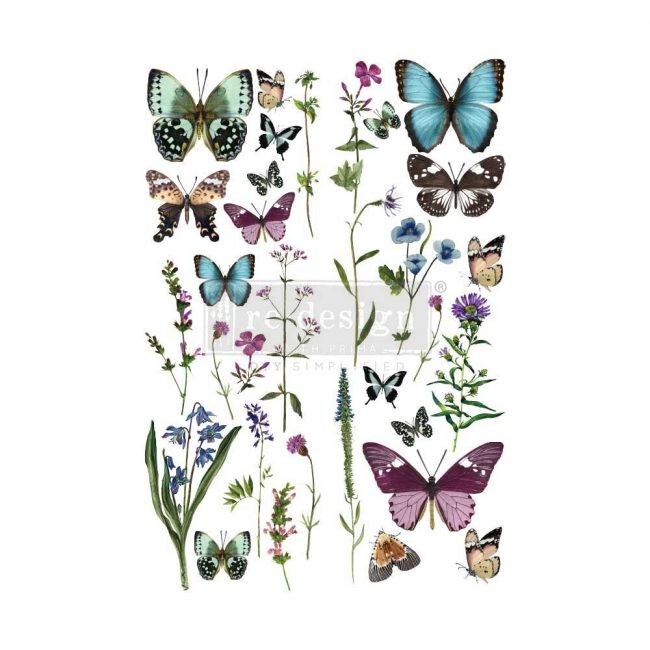 DECOR TRANSFERS® 24×35 – BUTTERLY OASIS