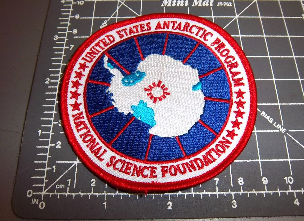 United States Antarctic Program Antarctica Embroidered Patch natl science, NEW