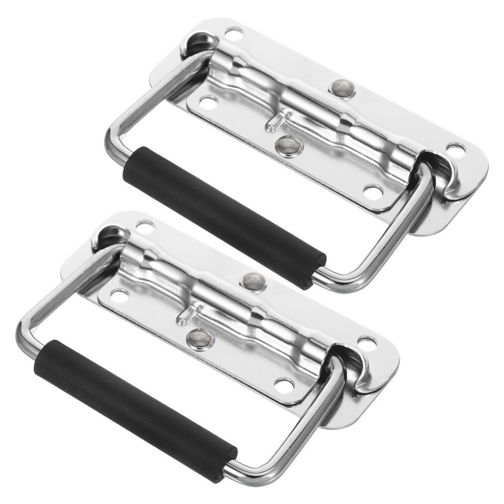 2 PCS Door Handle for Tool Box Aluminum Toolbox Cabinet Flight Case