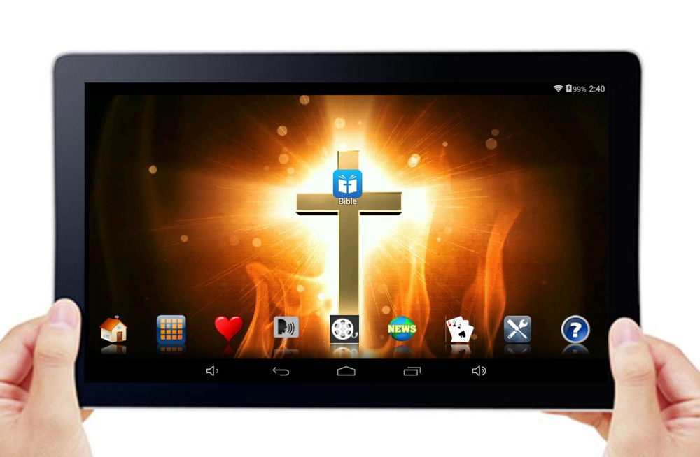 'BIBLE TABLET' - A 10.1" Tablet with TWO Bible Versions.