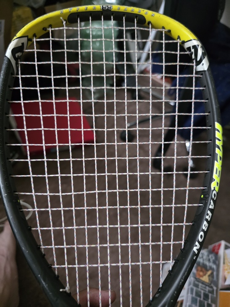 wilson hyper carbon 155 grams squash racquet