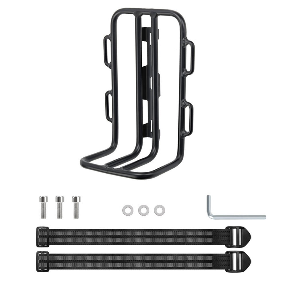 Front Bike Rack Carrier Aluminum Alloy for Fork with Quick Release Mount System