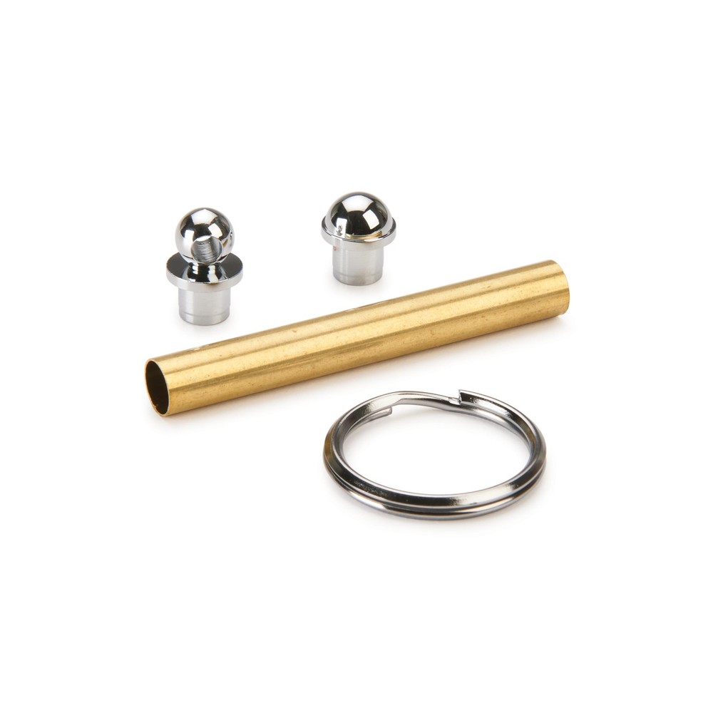 WOODRIVER Project Kit - Key Ring Kit Chrome