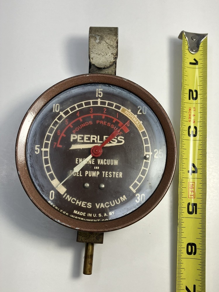 Vintage Peerless Engine Vacuum / Fuel Pump Tester