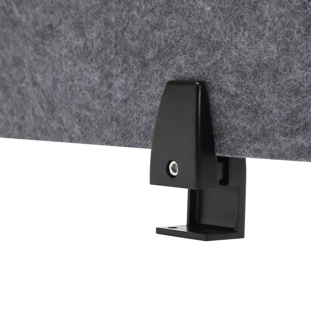 4PC Clamp-on Desktop Privacy Panel Screen Partition Cubicle Office Desk Divider