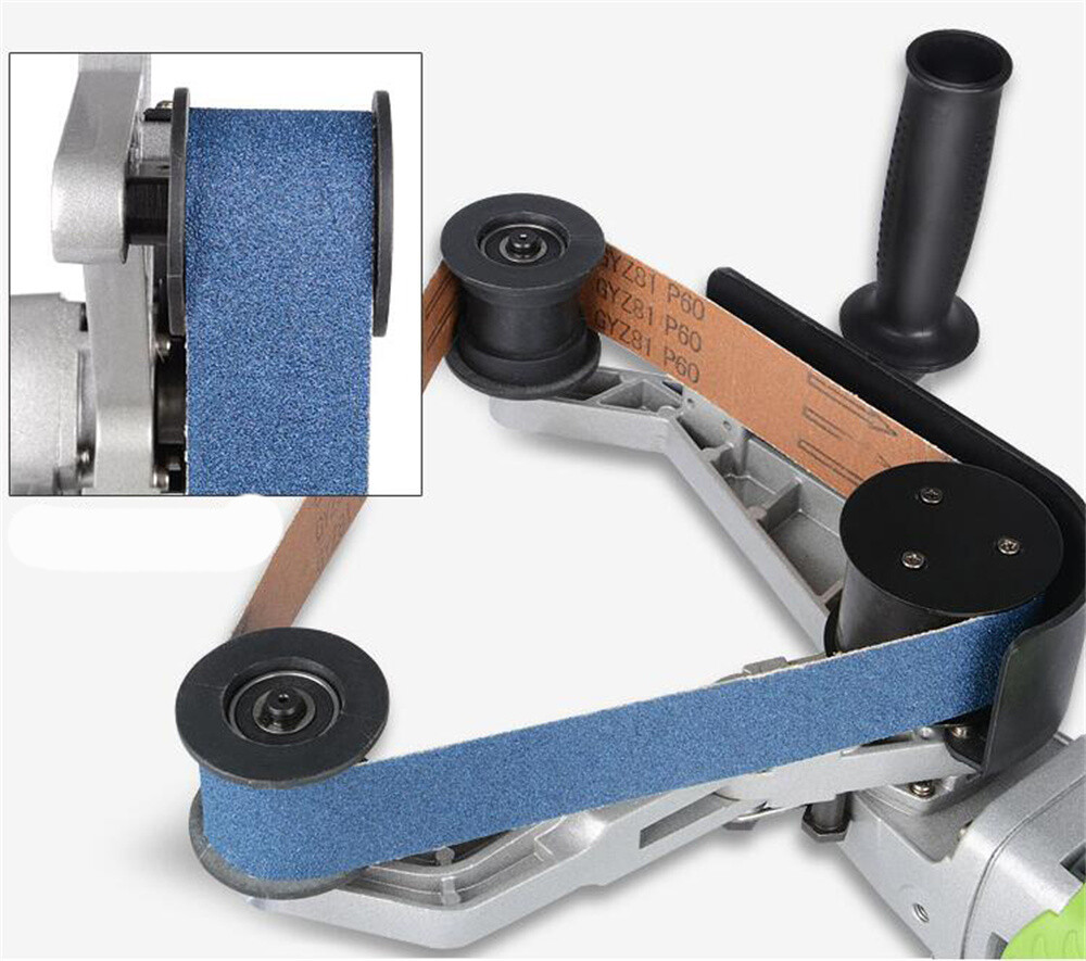 Tube Polisher 800W Belt Sander Sanding Machine Variable Speed Cordless Machine
