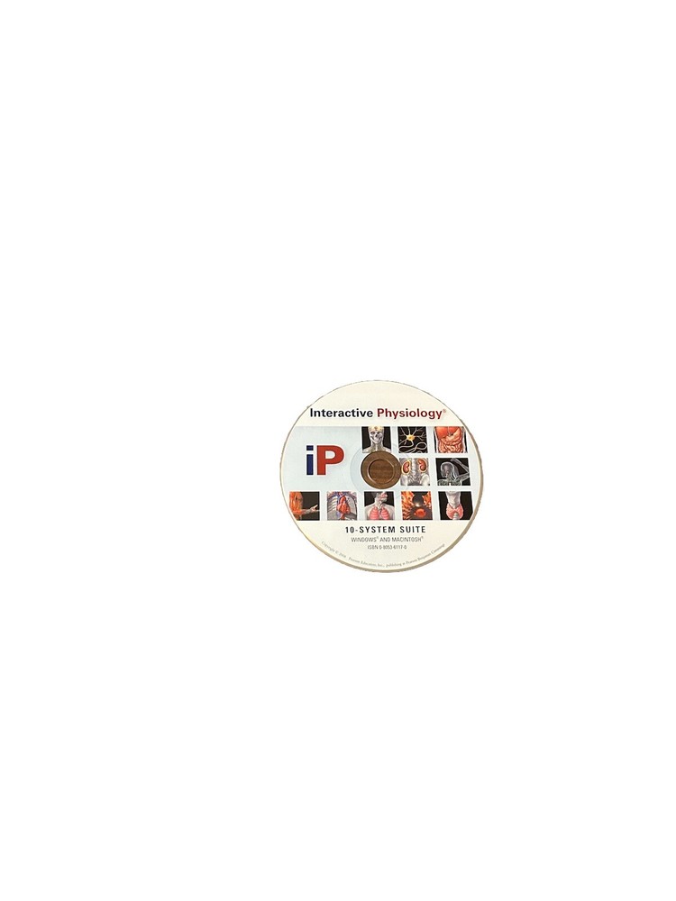 Interactive Physiology 10-System Suite CD-ROM Valuepack Item