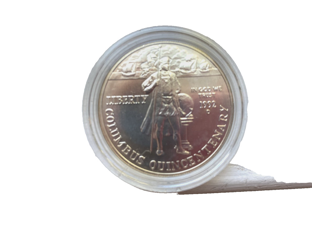 1992 D Columbus Silver Dollar