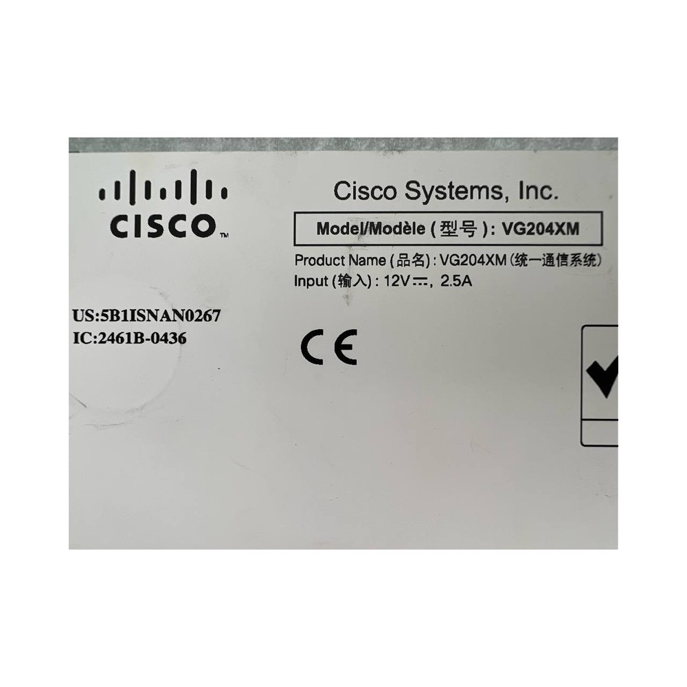 Cisco VG204XM Analog Voice Gateway