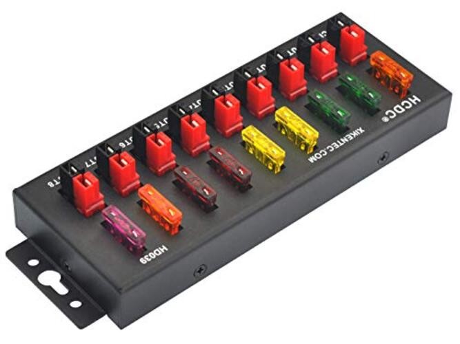 1 in 8 Out 40Amp Connector Power Splitter Distributor Source Strip Module