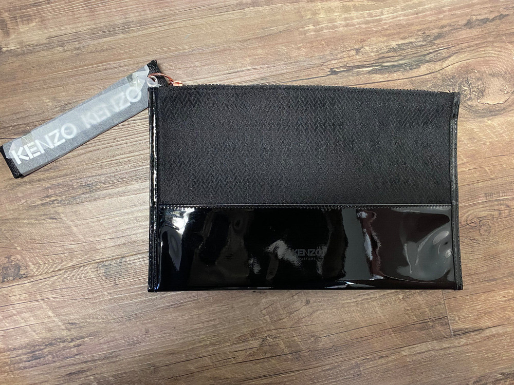 Kenzo Black Medium Sized Pouch/Wristlet