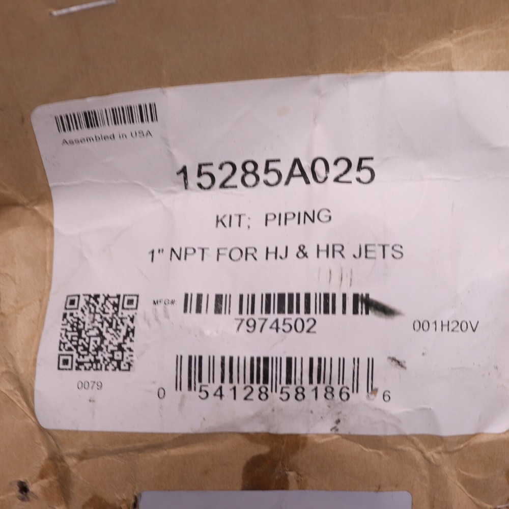 Piping Kit 1" NPT 15285A025 - Missing Cap
