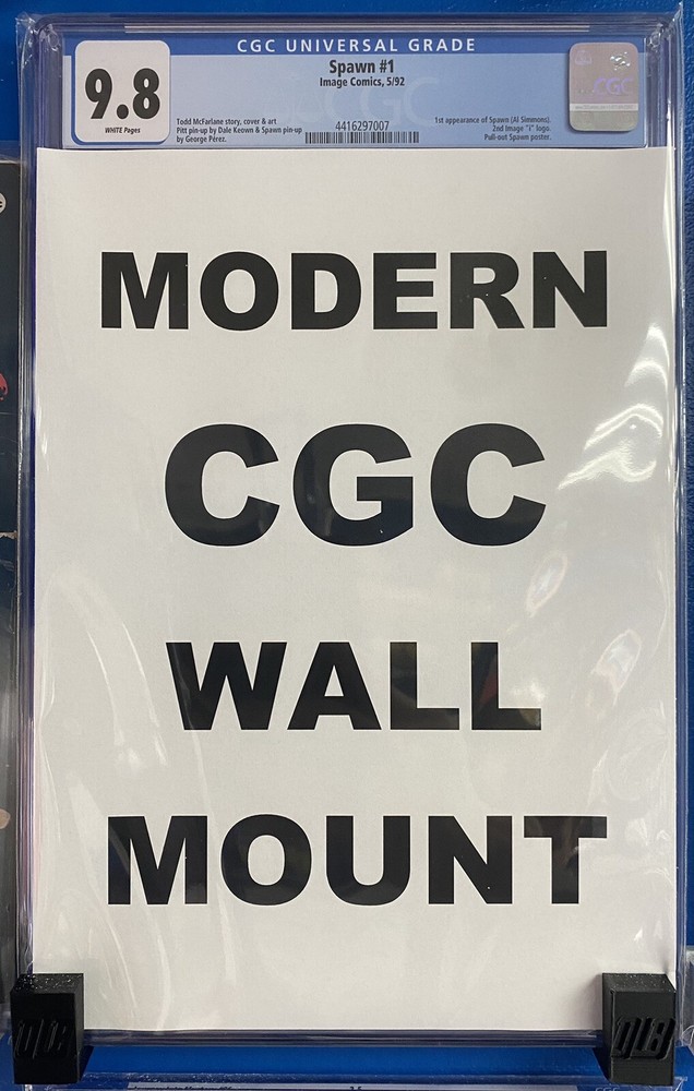 OLB Silver CGC Silver Graded Comic Wall Mount NEW & AFFORDABLE