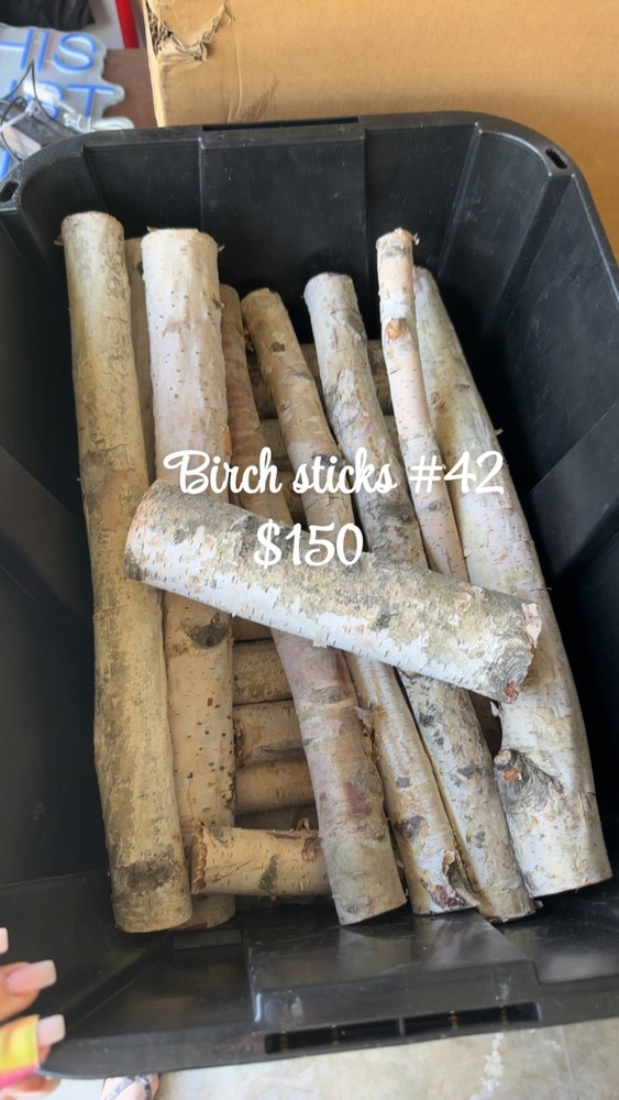 White Birch Logs* Various Sizes
