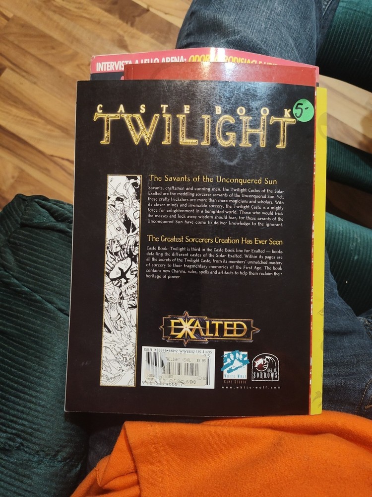 Exalted Caste Book: Twilight (2002) RPG Sourcebook – White Wolf WW8832